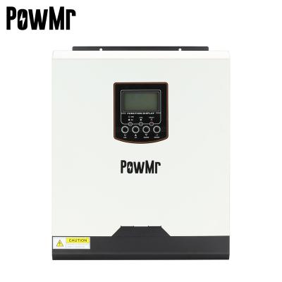 China Voltronic Brand Axpert Series Hybrid Inverter Charger Free Shipping! ! ! PowMr 3KW 3KVA 24V 220V All in One Solar Inverter 40A MPPT Charge Integrated Controller Hybrid Charger Inverter for sale