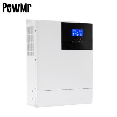 China With Lithium Battery Activation PowMr 3KW 3.5KW All In One Built-in Pure Inverter And Hybrid Solar Inverter MPPT 60A 80A Sine Wave Converters for sale