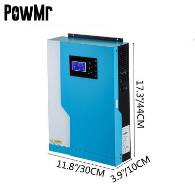 China Can't Work No Battery PowMr 3.5KW 5.5KW 5500W 2021 Hybrid Solar Inverter MPPT 100A Plus 5.5KVA Integrated Solar Controller for sale