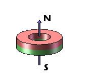 China Y35 Grade Permanent Ferrite Ring Magnet SrO / Bao And Fe2O3 Material for sale