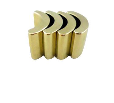 China N52 Sintered Neodymium Iron Boron Magnet Arc Shaped Custom Size And Shape for sale