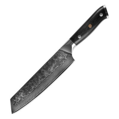 China Yangjiang Viable Factory Damascus Kitchen Professional High Quality Steel Butcher Knives 8 Inch Chef Cooking Knife for sale