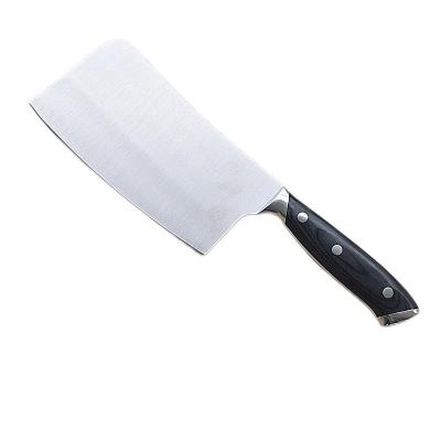 China Viable Factory Wholesale Professional Heavy Duty 7 Inch Stainless Steel Knife Chopping Culinary Knife With Wood Handle for sale