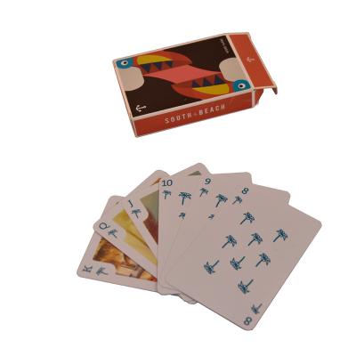 China Gift& China Logo Promotion Game Deck 300g Advertising Paper Custom Printing Playing Cards With Logo for sale