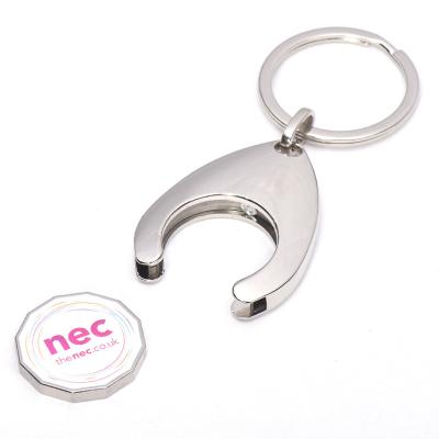 China Advertising Metal Bit Logo Brand Keychain Custom Antique Coin for sale