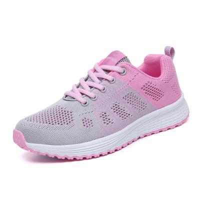 China New Lightweight Women's Fashion Sneakers Flats Ladies Casual Shoes Women Mesh Breathable Female Sneakers for sale