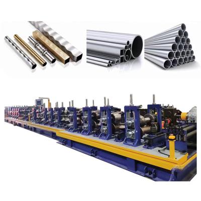 China Full Automatic Building Material Shops Stainless Steel Pipe Making Machine /tube Mill Round Pipe Production Line for sale