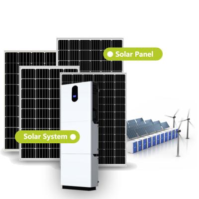 China Home Small Off Grid Solar System 10KW Solar Power Hybrid Battery Home Energy Storage System for sale