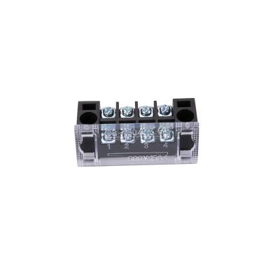 China Connecting Plastic Wire DIN Rail Mounting Screw Clamp General Terminal Block Terminal Block for sale