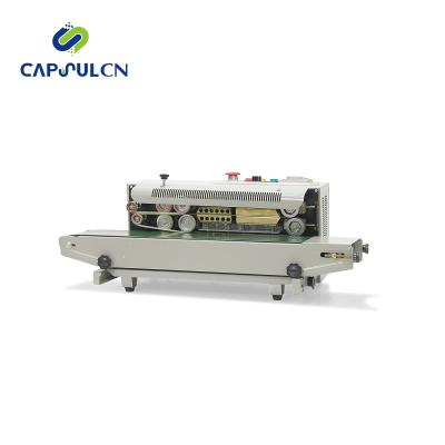 China FR-900 Industrial Automatic Horizontal Continuous Food Pouch Sealing Machine / Bag Sealing Machine for sale