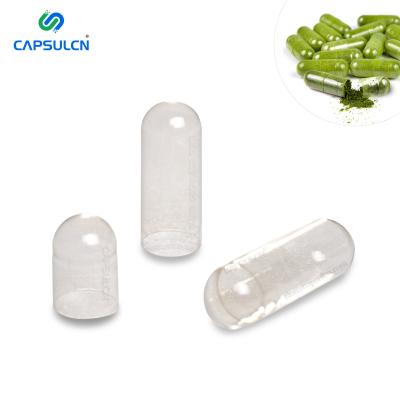 China Bovine gel capsule size 000 custom made high quality bovine bone gel capsules transparent separated clear empty capsules from CapsulCN for sale