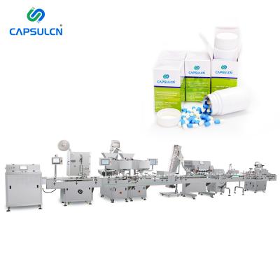 China Food Capsule Counting Bottling Filling Machine And Packaging Production Line for sale