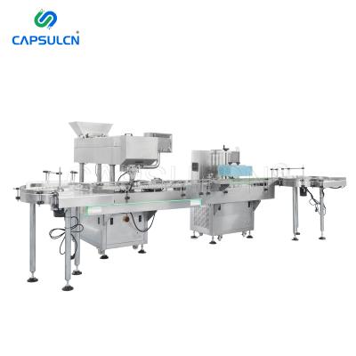 China Full Automatic Food Capsule Bottle Particle Counting Filling Machine Capsule Bottling Canning Line for sale