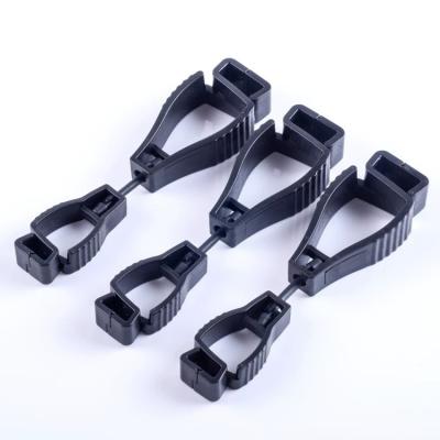 China Wholesale Safety Glove Clips Metal Hook Plastic Glove Clips for Work Glove Holder for sale