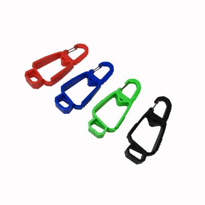 China Custom High Strength POM Plastic Safety Work Gloves Anti-lost Fixing Buckle Holder glove Clip  for sale