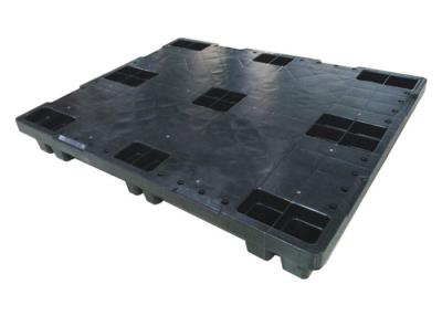 China Square Shape Black Plastic Pallets , Injection - Molded Plastic Export Pallets for sale