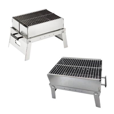 China Wholesale Hot Selling Easily Assembled Outdoor Portable Foldable Stainless Steel BBQ Grill For Outdoor Garden Picnic Camping for sale