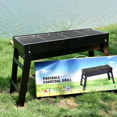 China Height Adjustable Custom Easily Assembled Portable Outdoor Camping Charcoal Collapsible Collapsible BBQ Grill for sale