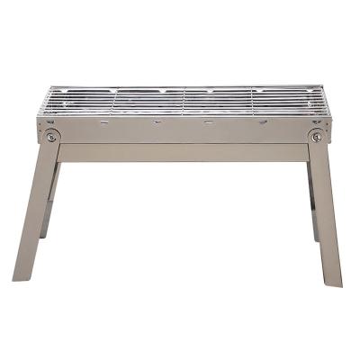 China Adjustable BBQ Grill Charcoal Grill Stainless Steel Folding Size BBQ Grill Portable BBQ Grill For Outdoor for sale