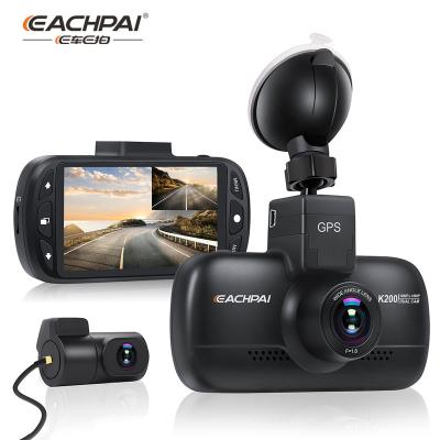 China Dual 1080p Dash Cam EACHPAI K200 Dual 1080P Dash Cam With WiFi GPS Starvis Night Vision Car DVR Camera for sale