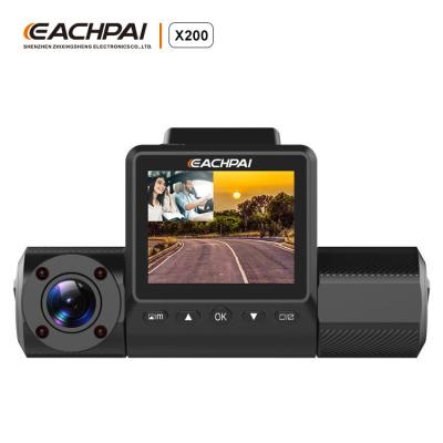 China Sony IMX323 Dual Sensor EACHPAI X200 HD 1080P Camera Car DVR Front and Interior Dual Camera in One Unit for sale