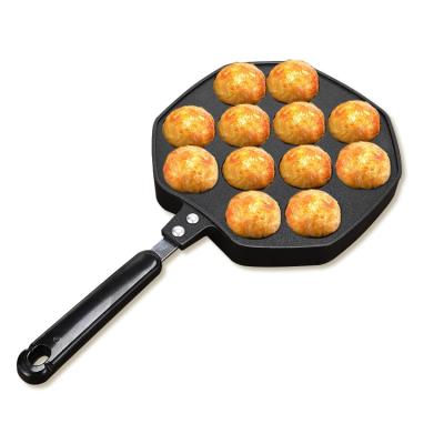 China Hotels Best Selling Non-Stick Japanese Maker Durable Gas Balls Takoyaki Plate Octopus Ball Maker for sale