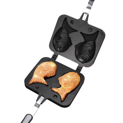 China Hotels Factory Sell Various Widely Used Cake Set Fish Shaped Taiyaki Pancake Pan for sale