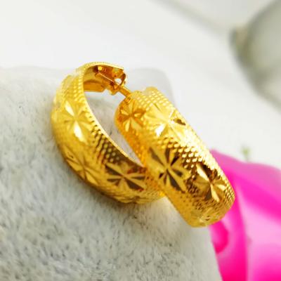 China Copper Alloy Jewelry Women Gold Plated Fashion Jewelry Earrings Popular Jewelry In Dubai, Vietnam for sale