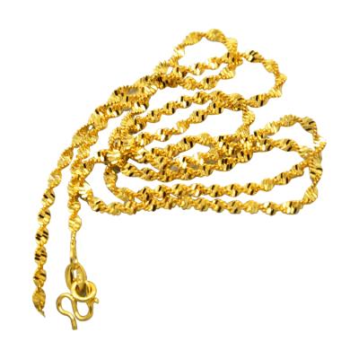 China Classic Design 24K Gold Dubai Copper Alloy (Gold Plated Surface) Classic Design Fine Jewelry Necklace For Women for sale