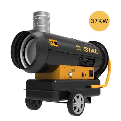 China Hotels SIAL 37KW Professional Industrial Indirect Diesel Kerosene Heater Portable Diesel Heater for sale