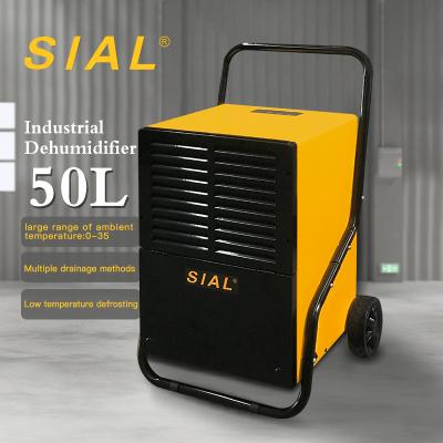 China SIAL Hotels Industrial Dehumidifier For Sale Suppliers 50L Dehumidifier 50L Per Day Dehumidifier Energy Saving Handle High Quality for sale