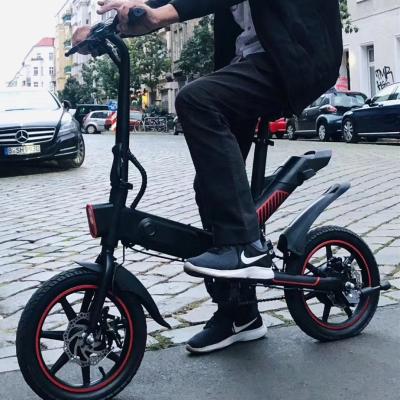 China Steel Folding Electric Bicycle/E-Bike/Scooter 350W Ebike With 30 Mile Chain for sale