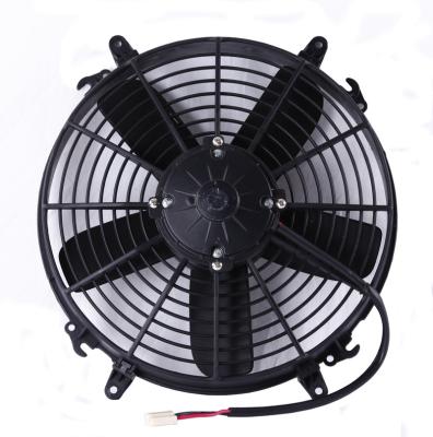 China Hottest KEAO Bus Fan Blower Replace SPAL VA34 Series DC Brush Motor 12V And 24V Push And Pull 12 Inch 351mm China Factory for sale