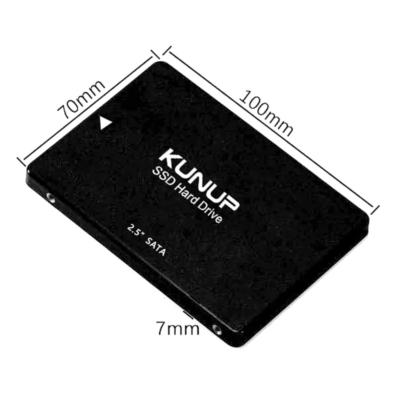 China SSD 120GB 240GB 128GB 500GB 1TB 2TB 2.5 Inch SSD SATA3 Internal Hard Disk Drive Solid State Disk Drives Kunup for sale