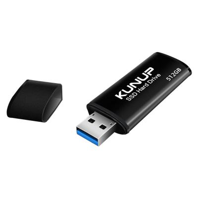 China Metal KUNUP USB Flash Drives 64GB 128GB 256GB 512GB 1TB Speedly 410MB/s USB Solid State Drive External Hard Disk Drives Win to Go for sale