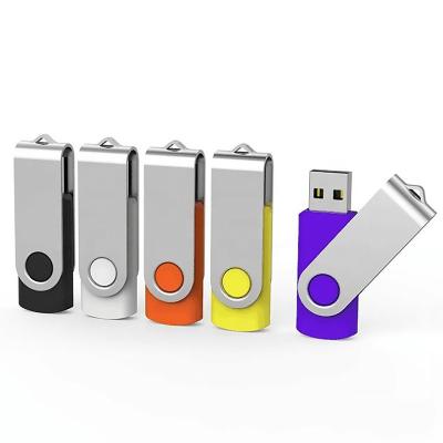 China USB 2.0 & Ultra-fast USB 3.0 data transfer performance. Flash Stick Memory Stick USB Memory Drive Pendrive 128G Pendrive 32GB64GB16GB Color Folding Swivel USB Drive Free Custom LOGO for sale