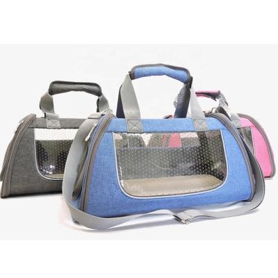 China Others Cat Backpack Carrier Expandable Portable Outdoor Foldable Dog Carrier with Breathable Mesh for Small Dogs Cats Pet Backpack Bag for sale