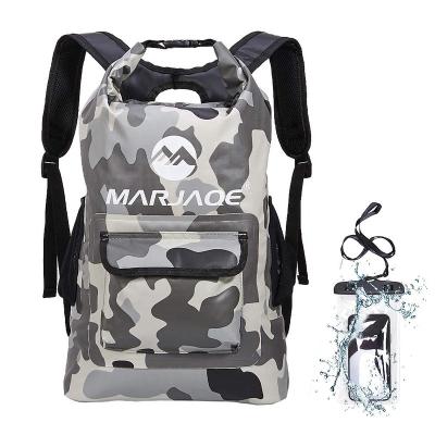 China Fashion Factory Wholesale 500D Tarpaulin PVC 30L Backpack Waterproof Foldable Dry Bag Backpack for sale