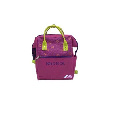 China Wholesale Customized Waterproof Baby Women Diaper Bag Pink Waterproof Backpack for sale