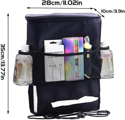 China Multi-pocket Waterproof Travel Storage Insulated Car Back Seat Drink Holder Cooler Bag Wrap Bottle Cool Bag with Mesh Pockets (Heat-Preserv for sale