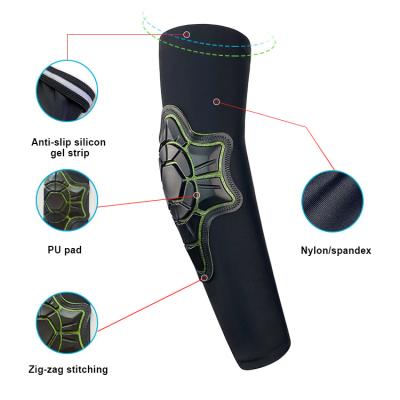 China Sports Breathable 1 Pair Child Elbow Support Brace Sports Protector Crashproof Compression Gel Sleeve Protector Cover Elbow Support Guard for sale