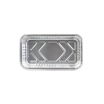 China 1000ml Food Wrapper Rectangle Aluminum Foil Container With Foil Cover for sale