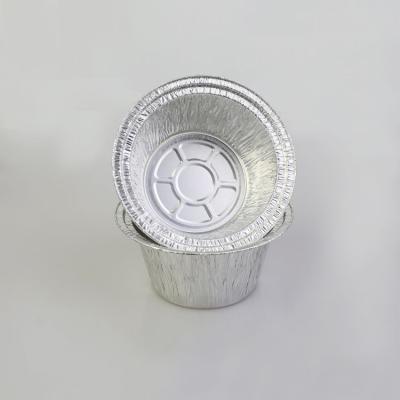 China Food Round Aluminum Foil Airline Disposable Food Tray 625ml, Main 195mm, Height 26mm for sale