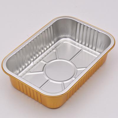 China Modern Airline Casserole Container Aluminum Foil Compartment Disposable Food Tray for sale