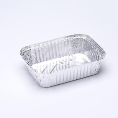 China Disposable Food Packing BBQ Grill Aluminum Foil Pan Dedicated Tray Turkey Fish Aluminum Foil Tray for sale