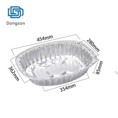 China 950ml food packaging 575ml aluminum foil tray for sale