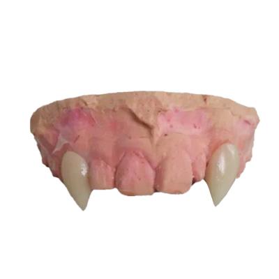 China Shaped Halloween Vampire False Teeth Zombie Dentures Fangs Makeup Props Vampire Dentures for sale