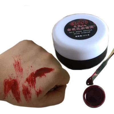 China Shaped Halloween Film/Television Cos Props Artificial Plasma Fake Coagulated Blood Gel Makeup for sale