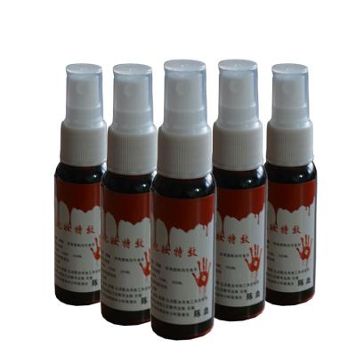 China Shaped Special Effect Makeup Art Movie Spray Blood Splatter Theatrical Liquid 500ml Fake Artificial Blood Spray for sale