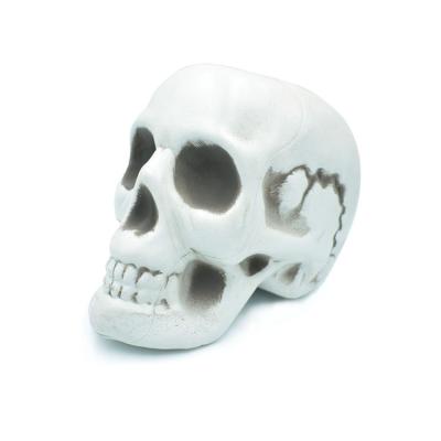 China Artificial Wholesale Halloween Prank Scary Ghost Plastic Skull Head 3# Skeleton Head for sale